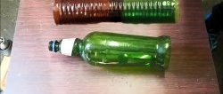 Tubo corrugado grátis feito de garrafas plásticas