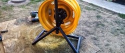 How to quickly weld a hose reel from old car parts