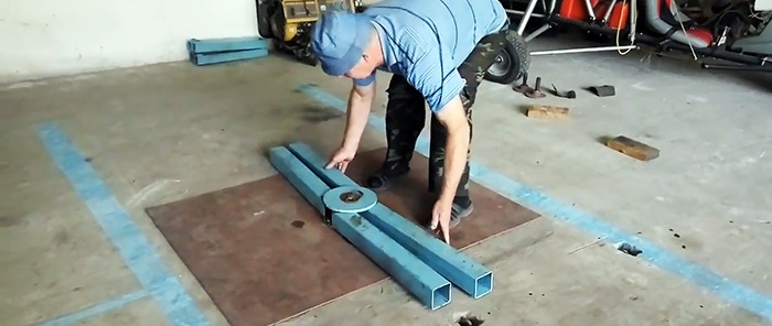 How to make a car lift in your garage