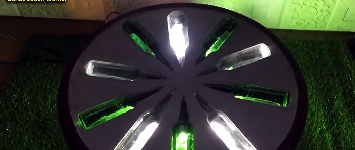 You won't believe how cool things can be made from bottles and cement