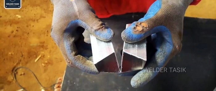 Com soldar una bonica partició de bresca des d'una canonada de perfil