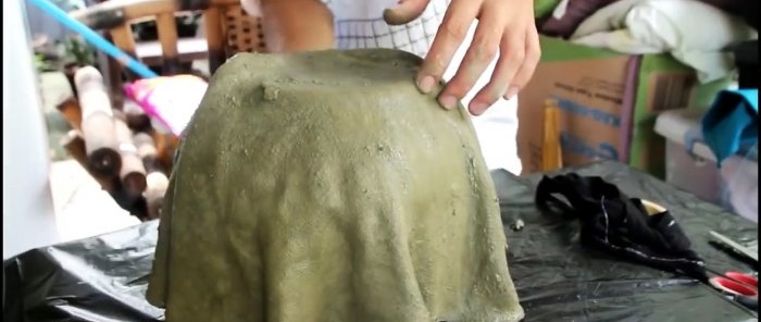 Сега можете сами да направите красиви саксии от цимент