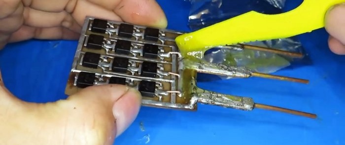 Com fer un transistor enorme i potent amb les vostres pròpies mans