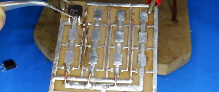 Jak vyrobit obrovský výkonný tranzistor vlastníma rukama