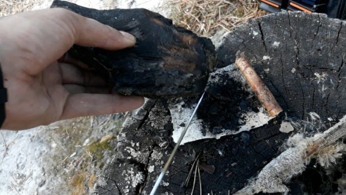 How to make fire in the forest without matches or a lighter
