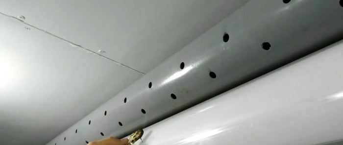 Com fer una ventilació activa barata en un garatge o taller