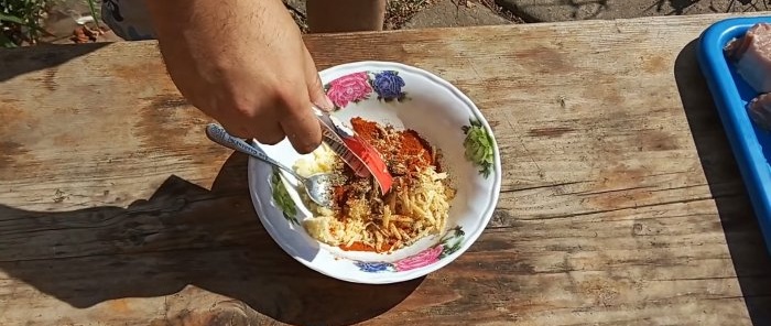 Ang pinaka-makatas na asul sa isang skewer na hindi mo pa nasusubukan