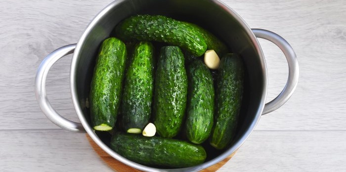 The secret of the crunch of lightly salted cucumbers - step by step recipe