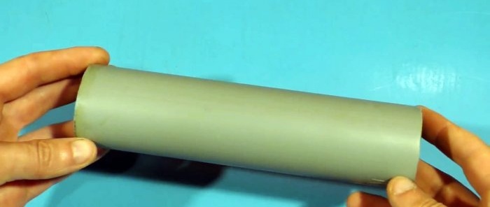 Paano gumawa ng mounting gun mula sa isang piraso ng PVC pipe