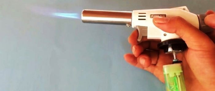 Cómo conectar un encendedor a un quemador de gas cuando no hay bombona