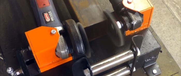Esta máquina trituradora limpia tuberías oxidadas en poco tiempo
