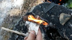 Como fazer fogo na floresta sem fósforos ou isqueiro