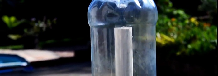 How to use bottles to purify cloudy water until crystal clear