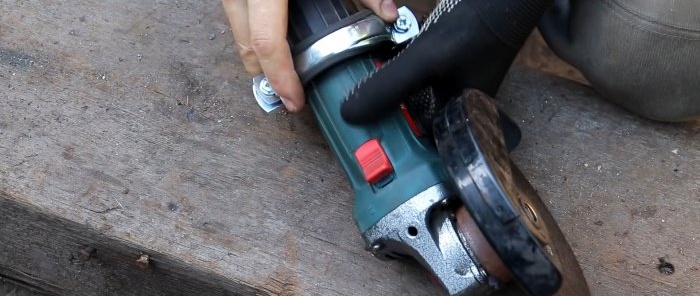 Sådan laver du en skæremaskine af en gammel cykel og en vinkelsliber