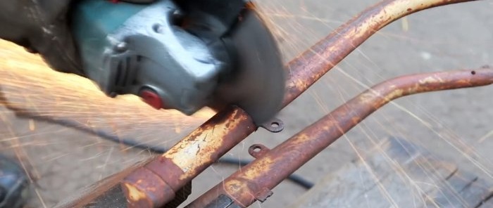 Kako od starog bicikla i kutne brusilice napraviti stroj za poprečno rezanje