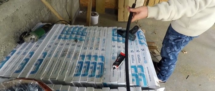 Kako napraviti betonski vibrator od smeća