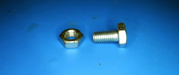 How to make a high-speed engine from a bolt and nut