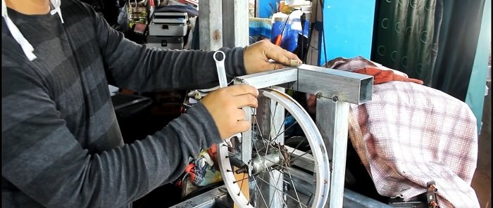 Как да си направим лентов трион от велосипедни колела
