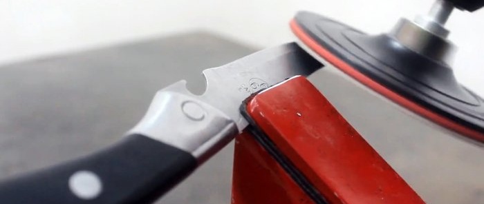Il est désormais pratique d'aiguiser les couteaux, comment fabriquer un appareil d'affûtage simple