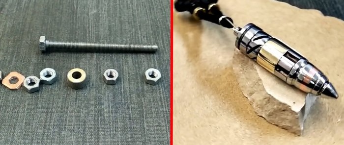 Comment fabriquer un porte-clés très cool à partir de noix ordinaires sans tour