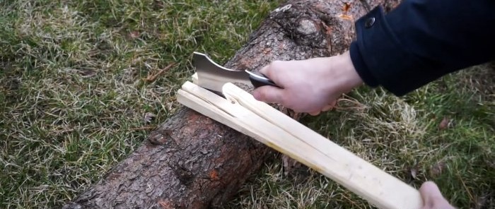 How to make a lightweight camping hatchet from an old disk without forging or heat treatment