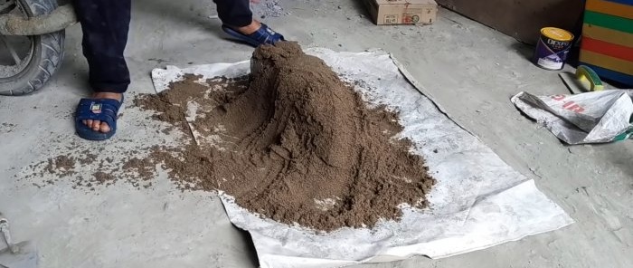 Como fazer uma magnífica figura de jardim de concreto comum