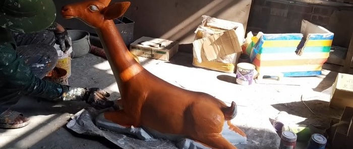 Comment faire une magnifique figurine de jardin en béton ordinaire