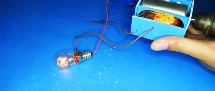 Hoe u met uw eigen handen een eenvoudige 220V-generator kunt maken