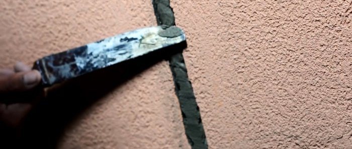 Comment réparer une fois pour toutes une fissure dans une façade