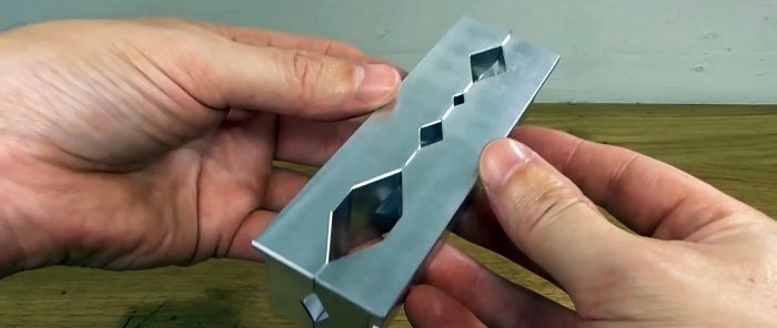 Cómo hacer cubiertas prismáticas de aluminio para tornillos de banco
