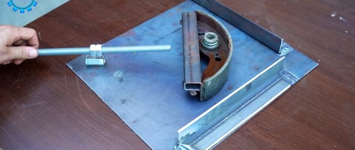 Погодан прикључак кочионе папуче за заваривање цеви под правим углом