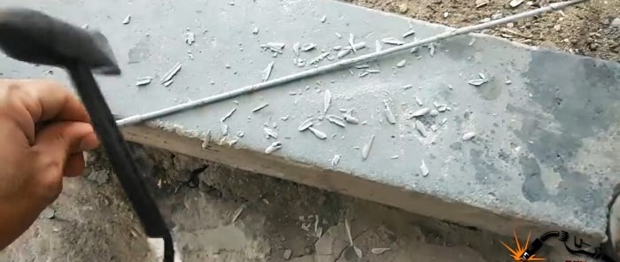 How to fill a large weld seam