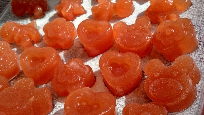 Natural watermelon marmalade