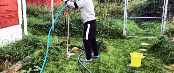 So bohren Sie selbst einen Abessinierbrunnen. Was kaufen, wie man bohrt, wie man startet