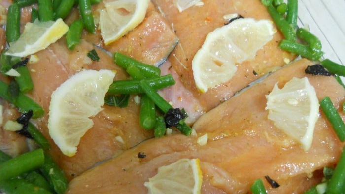 Great recipe for baked pink salmon