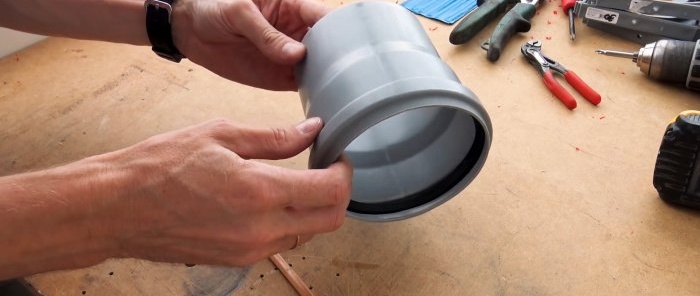 Kā izgatavot santīma cauruļu griezēju no PVC caurulēm un PVC caurulēm