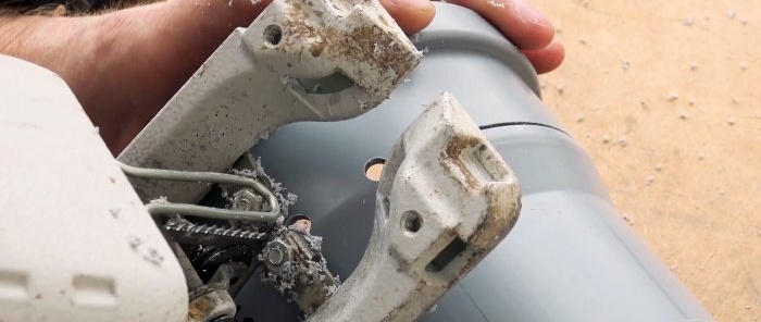 Cách làm máy cắt ống đồng xu từ ống nhựa PVC và cho ống nhựa PVC