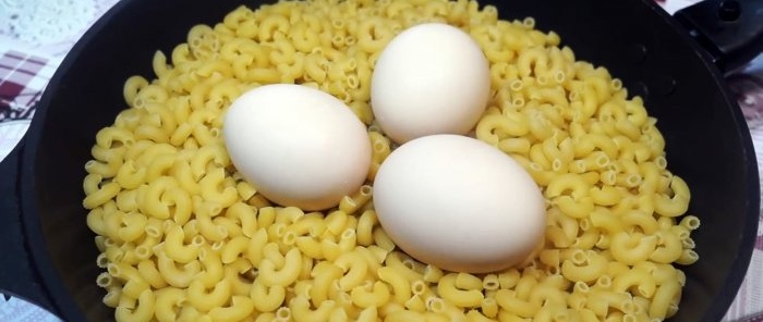 3 ouă paste și 10 minute pentru o cină copioasă