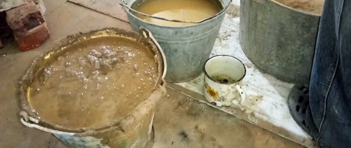The secret of preparing a clay mortar for laying a stove that will not crack