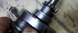 How to remove a tightly seated crankshaft bearing