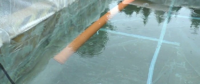Kako ispumpati vodu iz bazena u nekoliko sekundi bez pumpe