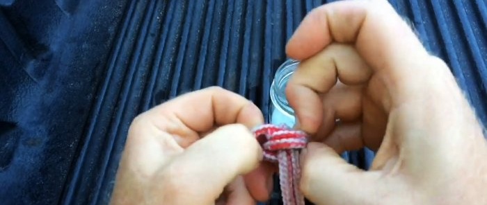 Lifehack for quickly untying knots