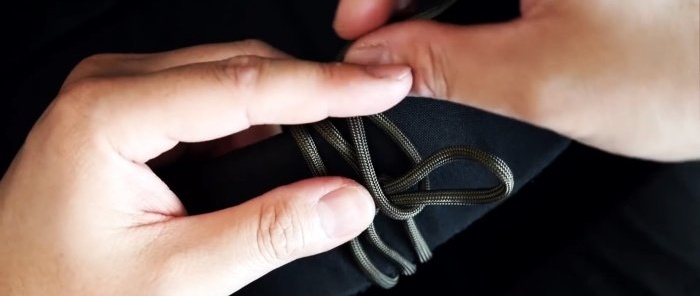 Jak zawiązać linkę paracord do plecaka, aby rozplątała się w ciągu sekundy