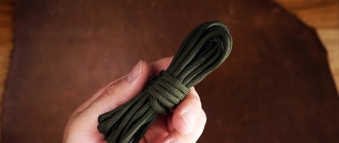 Как да завържем паракордов шнур за раница, така че да се разплете за секунда