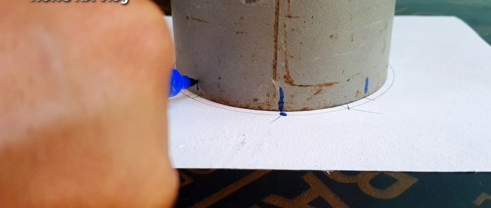 Cara mengimpal paip dengan diameter yang berbeza secara sama rata