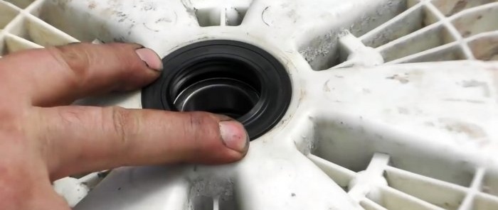 How to restore the shaft under the oil seal of a washing machine