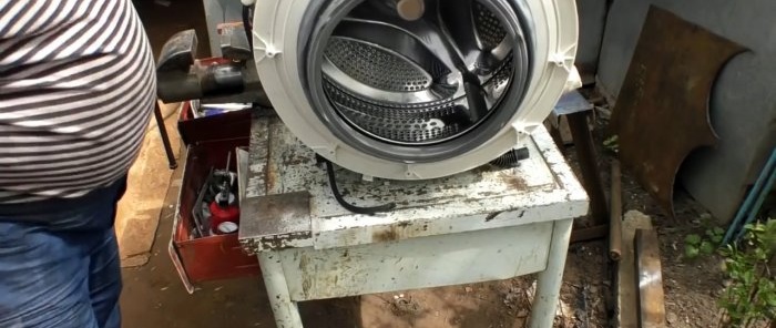 Sådan genoprettes akslen under olietætningen på en vaskemaskine