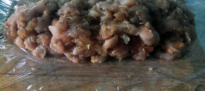 Salsicha de frango rapidamente deliciosa e saudável