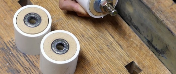 Hvordan lage ruller for en båndsliper uten dreiebenk