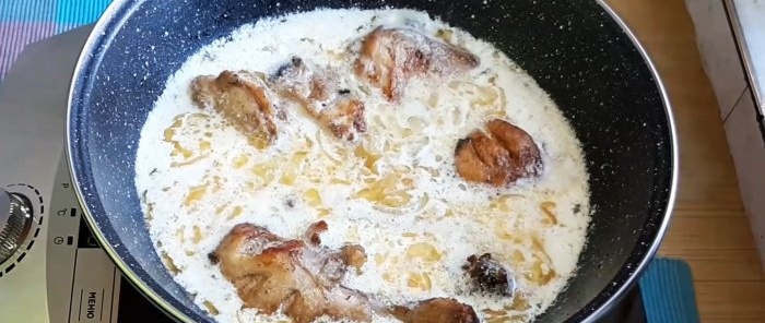 Se fai stufare il pollo, allora questo è l'unico modo Ricetta semplice e veloce per il pollo kabardiano